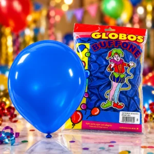Globos bufone 100 piezas cristal Azul No. 8