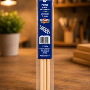 3 Palitos para maquetas 8mm proarte