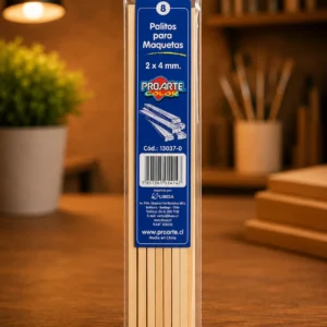 8 Palitos para maquetas 2x4mm proarte