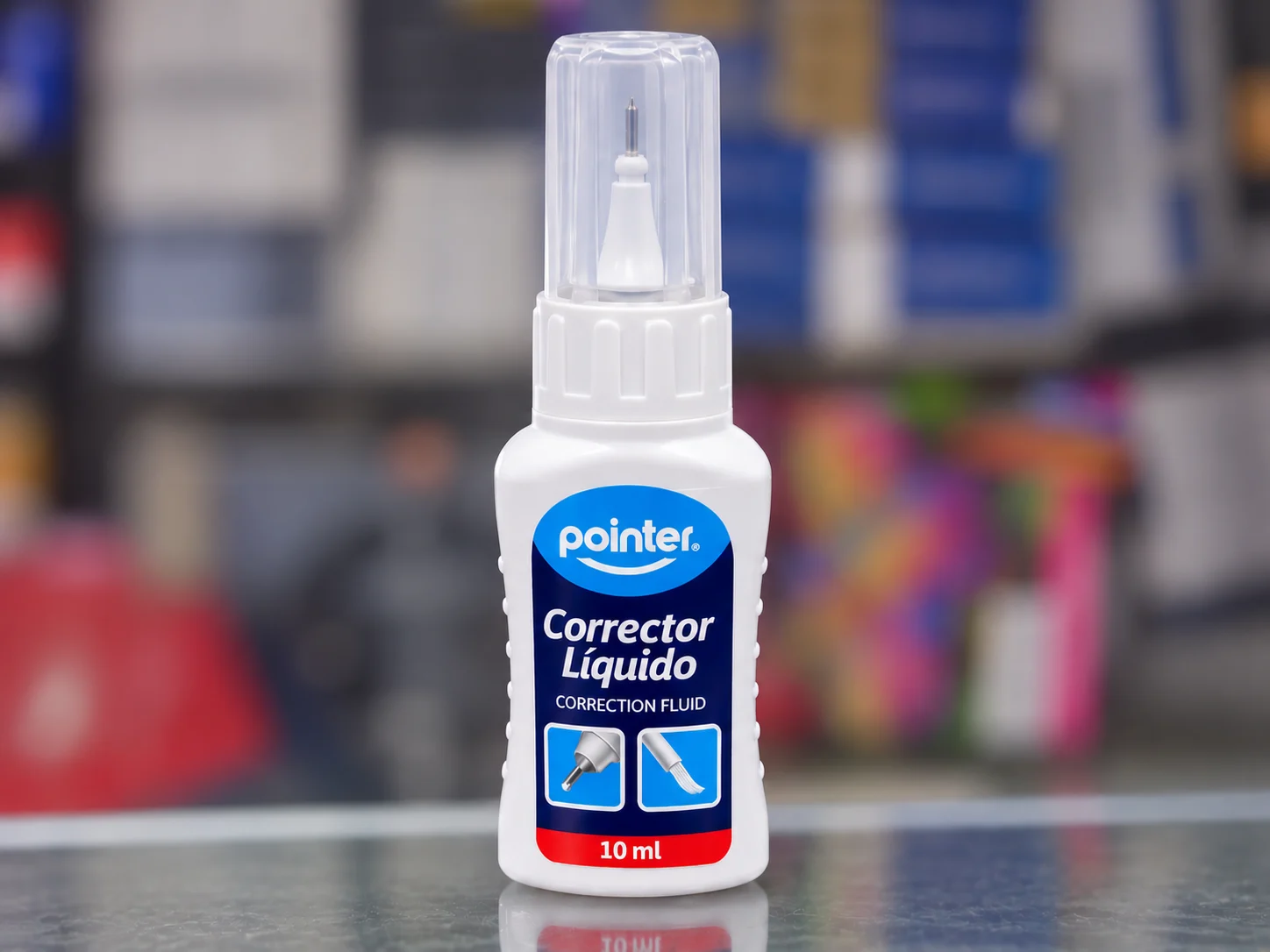 Corrector liquido 10 ml 2en1   lapicero – brocha No. CP-197 Pointer