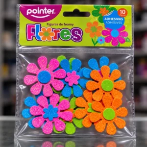 Figuras foamy adhe flores escarchado No.ANC-24103