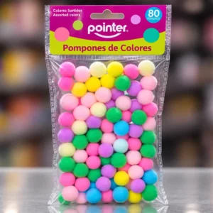 Pompones de colores 80 pcs ANC-23142 Pointer