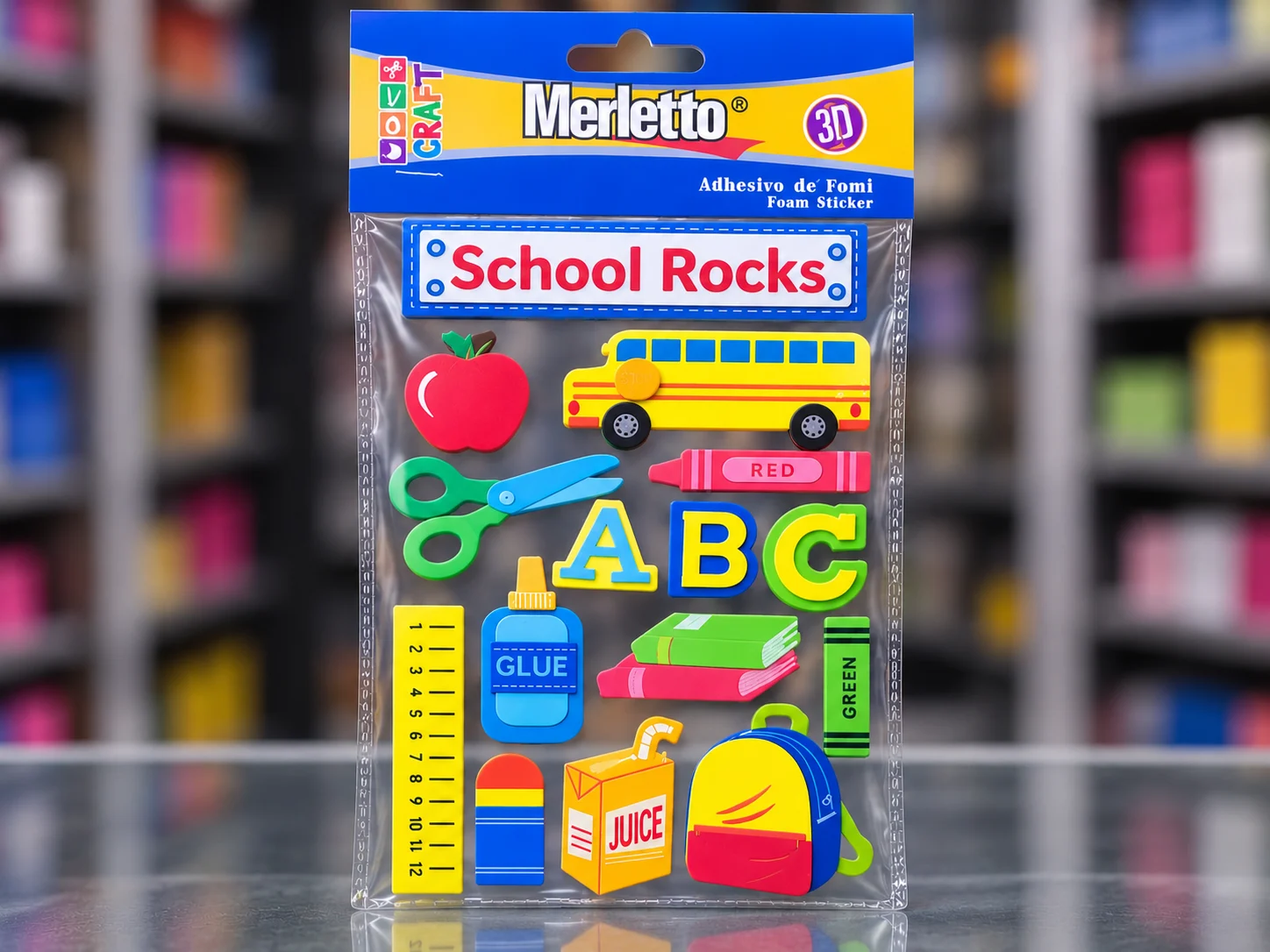 Figuras foamy adhe escolar 785-5503944