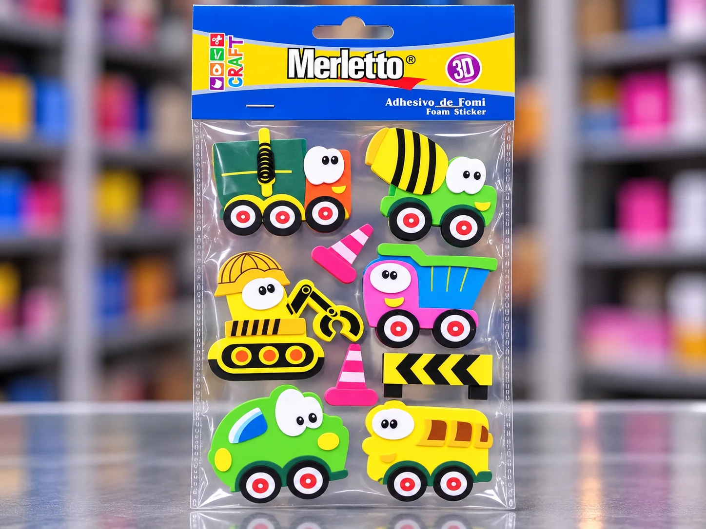 Figuras foamy adhe transporte 785-5503946