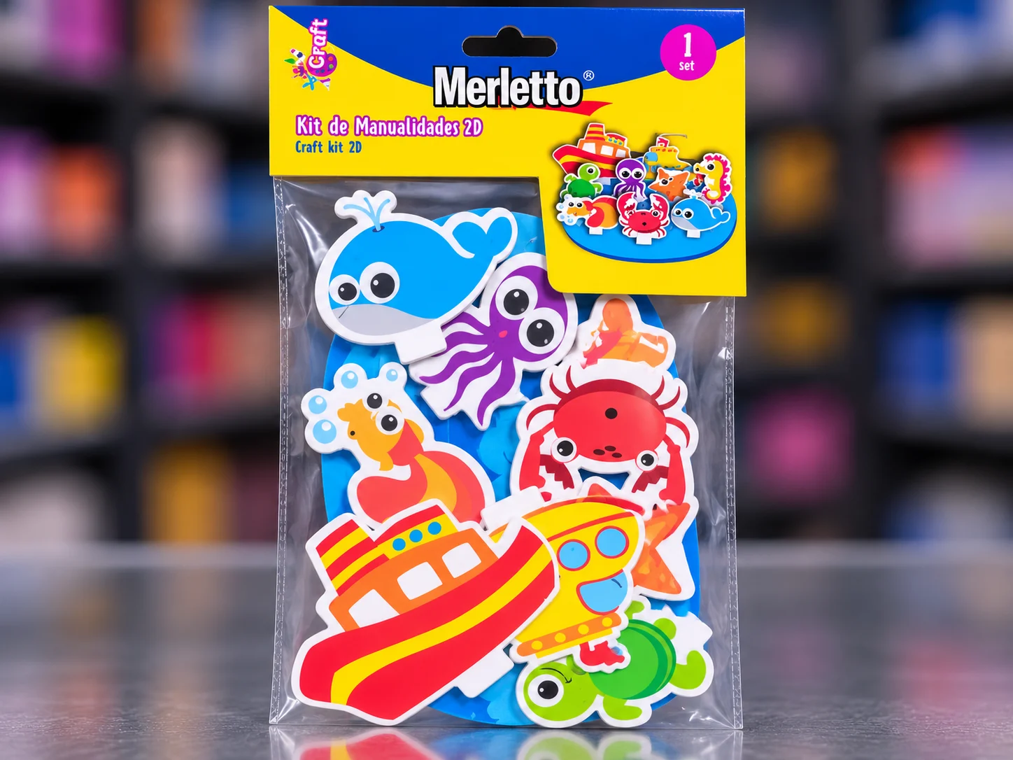 Figuras foamy simple animales marinos 785-4634161