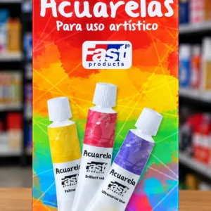 Acuarelas para uso artístico 12 unidades