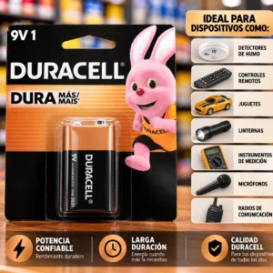 Batería duracell 9V