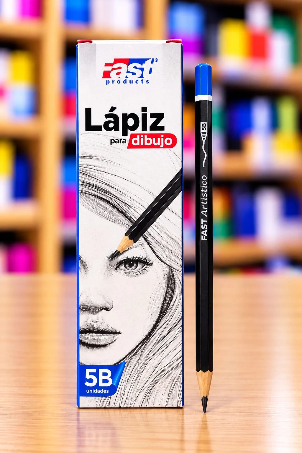 Caja 12 lapiz tecnico Fast 2mm 5B