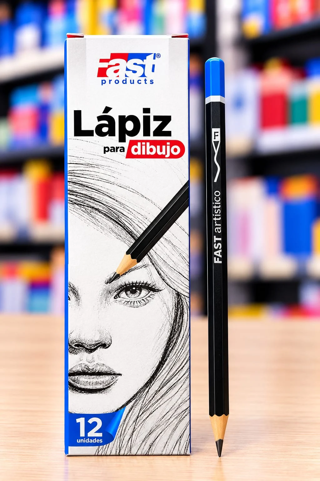Caja 12 lapiz tecnico Fast 2mm F