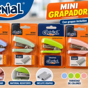 Grapadora mini GENIAL c/grapa