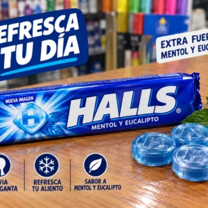 Halls mentol y eucalipto azul