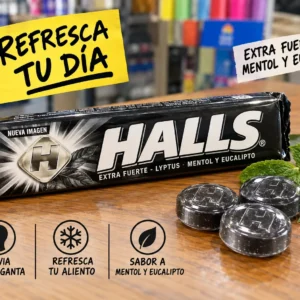 Halls mentol y eucalipto negro