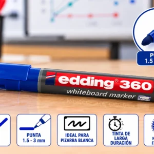 Marcador para pizarra EDDING 360 AZUL
