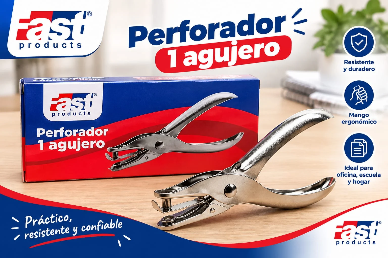 Perforador 1 agujero Fast
