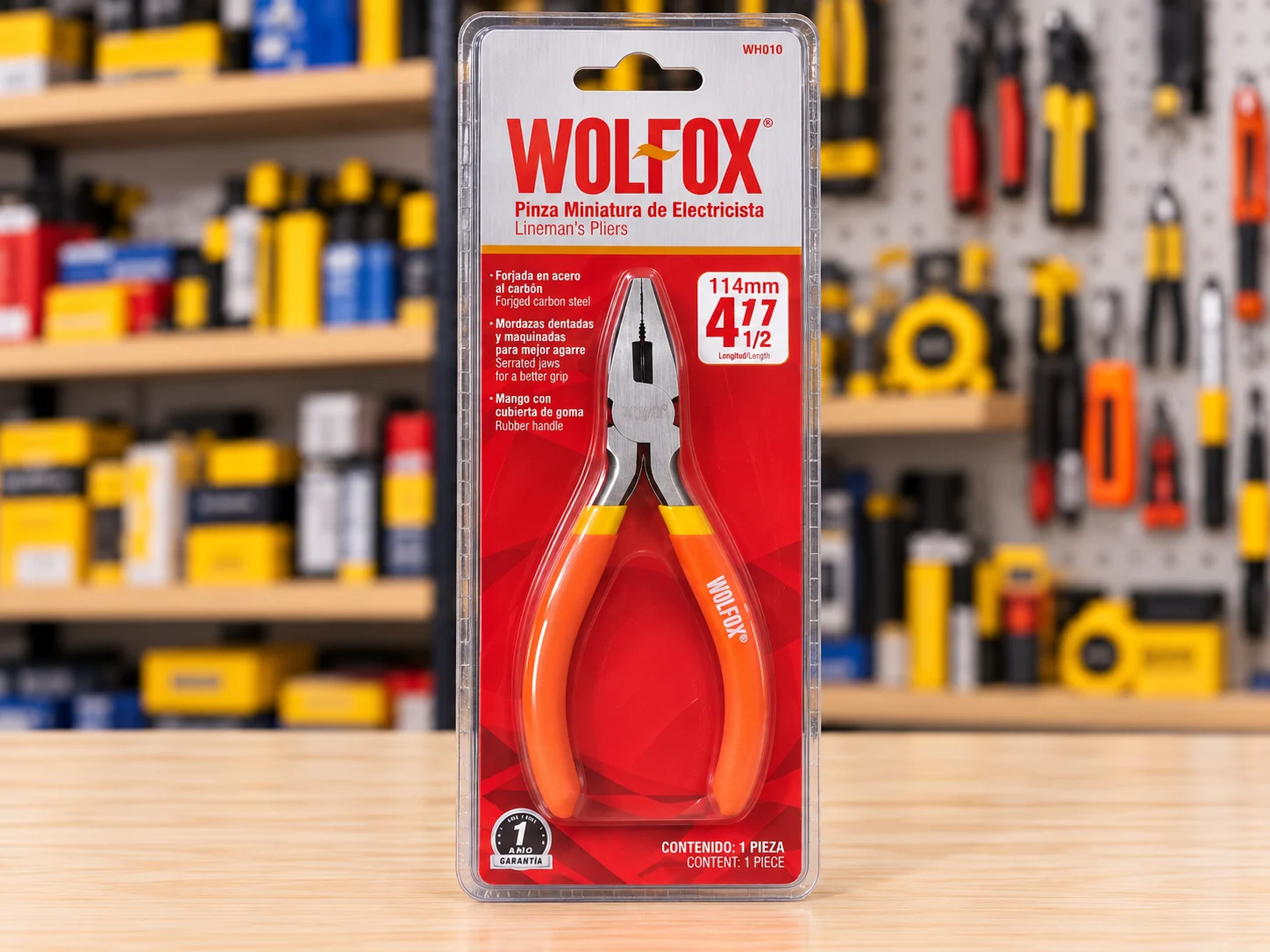 Pinza Miniatura 4" Wolfox