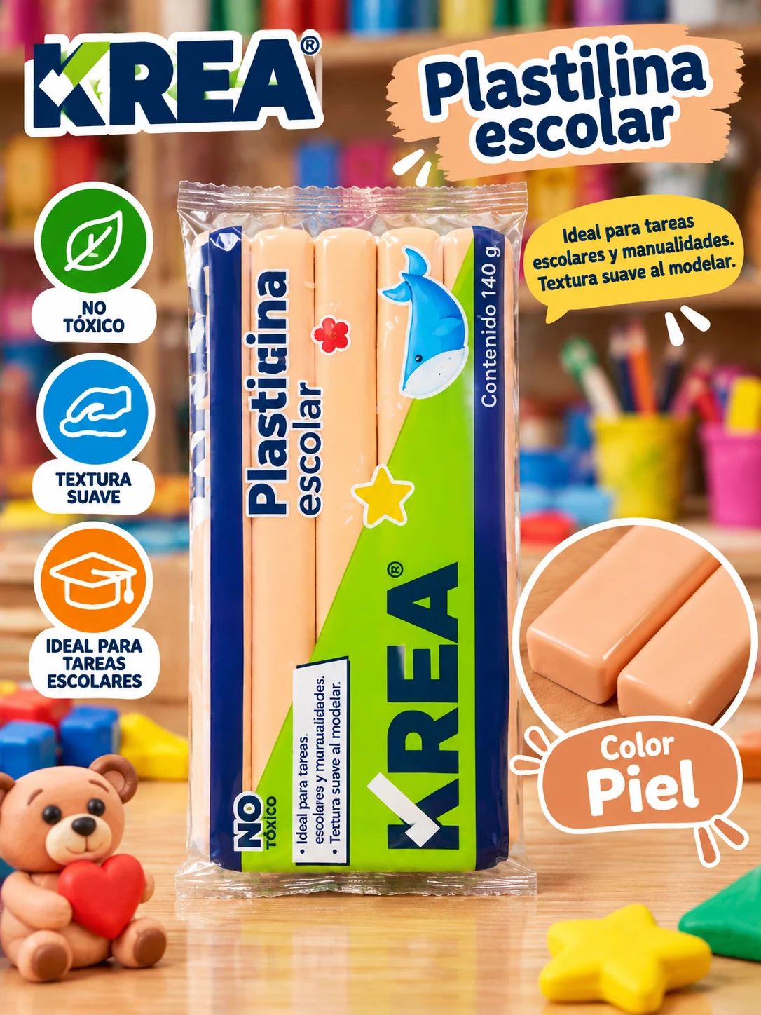 Plasticina Marqueta PIEL
