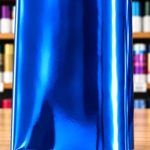 Pliego papel esmaltado 80g. 50x70cm Azul