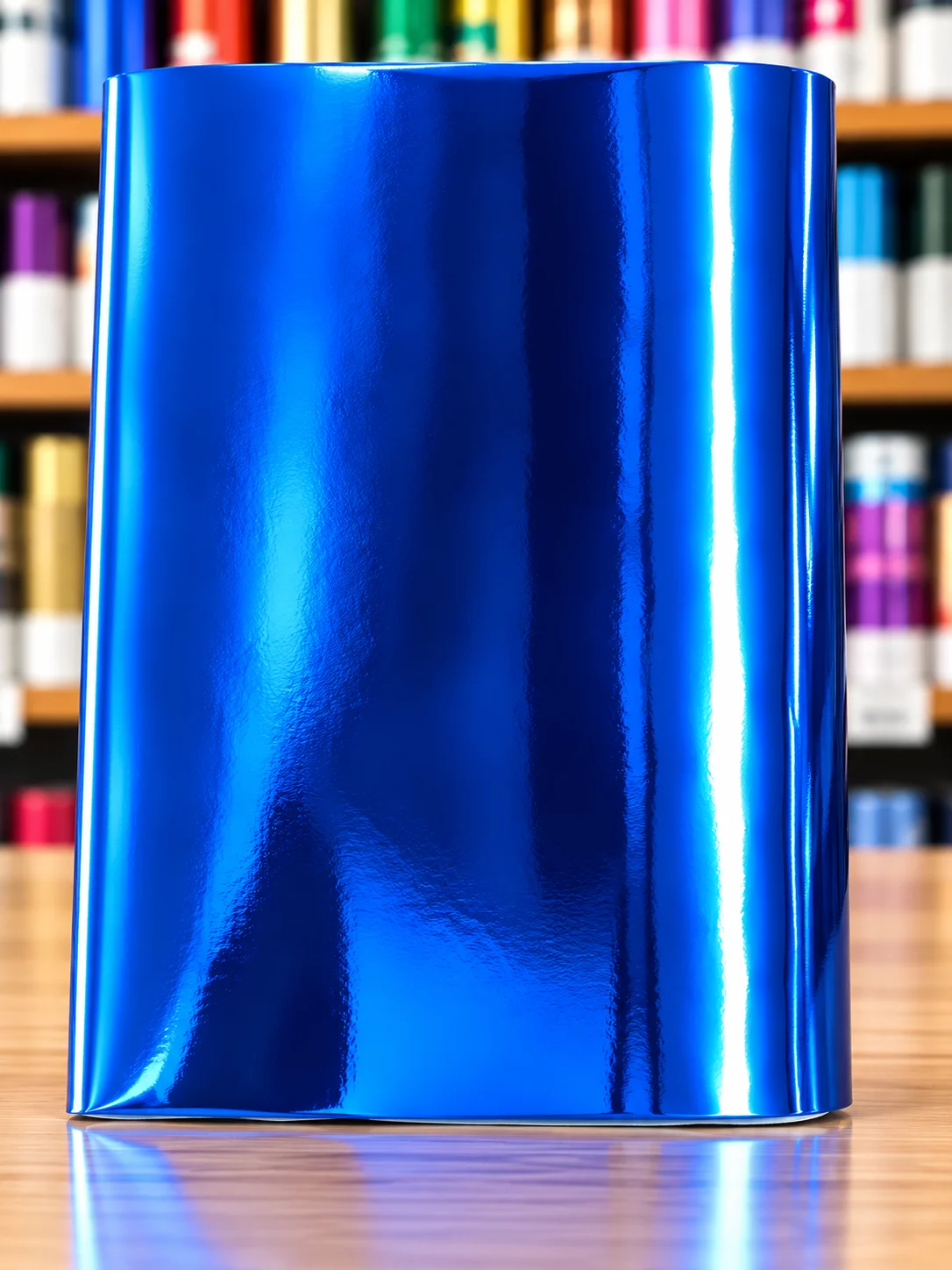 Pliego papel esmaltado 80g. 50x70cm Azul