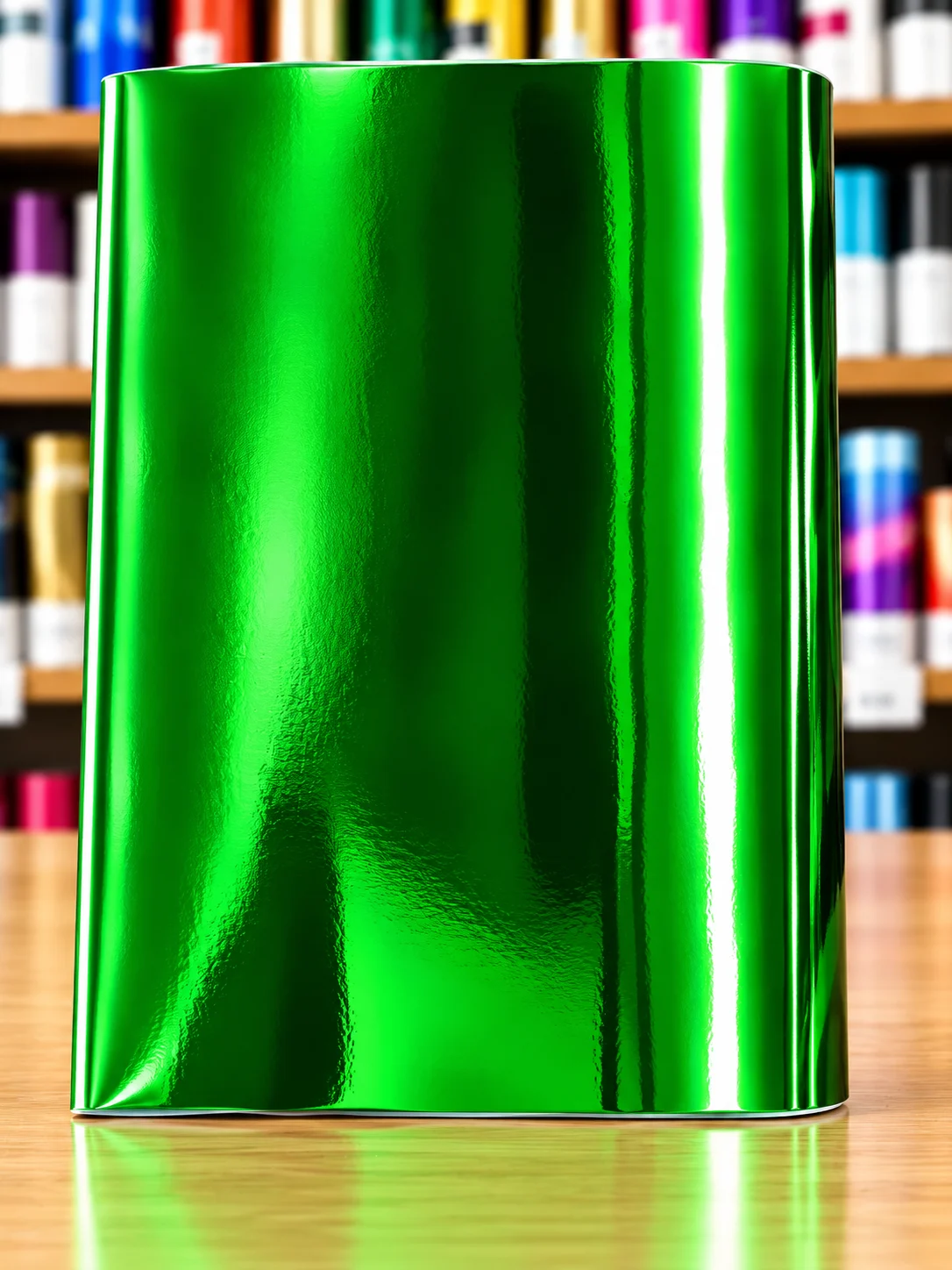 Pliego papel esmaltado 80g. 50x70cm Verde