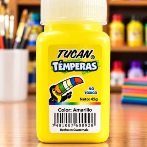 Tempera frasco 45g. AMARILLO Tucan