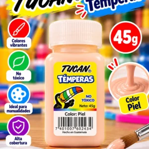 Tempera frasco 45g. PIEL Tucan