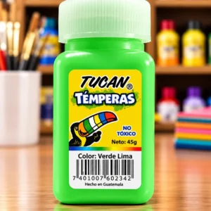 Tempera frasco 45g. VERDE LIMA Tucan